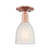 Innovations - 716-1C-AC-G441 - One Light Semi-Flush Mount - Arcadia - Antique Copper