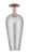 Innovations - 716-1C-AC-G456-8SM - One Light Semi-Flush Mount - Arcadia - Antique Copper