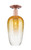 Innovations - 716-1C-AC-G484-7AM - One Light Semi-Flush Mount - Arcadia - Antique Copper