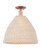 Innovations - 716-1C-AC-NBD-16-NAT - One Light Semi-Flush Mount - Arcadia - Antique Copper