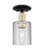 Innovations - 716-1C-BAB-G112 - One Light Semi-Flush Mount - Arcadia - Black Antique Brass