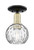 Innovations - 716-1C-BAB-G1215-6 - One Light Semi-Flush Mount - Arcadia - Black Antique Brass