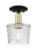 Innovations - 716-1C-BAB-G402 - One Light Semi-Flush Mount - Arcadia - Black Antique Brass