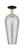 Innovations - 716-1C-BAB-G456-8SM - One Light Semi-Flush Mount - Arcadia - Black Antique Brass