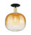 Innovations - 716-1C-BAB-G481-10AM - One Light Semi-Flush Mount - Arcadia - Black Antique Brass