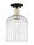 Innovations - 716-1C-BAB-G559-8CL - One Light Semi-Flush Mount - Arcadia - Black Antique Brass