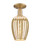 Innovations - 716-1C-BB-G457-6ME - One Light Semi-Flush Mount - Arcadia - Brushed Brass