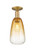 Innovations - 716-1C-BB-G480-6AM - One Light Semi-Flush Mount - Arcadia - Brushed Brass