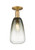 Innovations - 716-1C-BB-G480-6SL - One Light Semi-Flush Mount - Arcadia - Brushed Brass