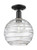 Innovations - 716-1C-BK-G1213-10CL - One Light Semi-Flush Mount - Arcadia - Matte Black