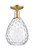 Innovations - 716-1C-CB-G372 - One Light Semi-Flush Mount - Arcadia - Champagne Bronze