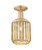 Innovations - 716-1C-CB-G460-7ME - One Light Semi-Flush Mount - Arcadia - Champagne Bronze