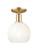 Innovations - 716-1C-CB-G483-8OP - One Light Semi-Flush Mount - Arcadia - Champagne Bronze