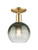 Innovations - 716-1C-CB-G483-8SL - One Light Semi-Flush Mount - Arcadia - Champagne Bronze