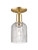 Innovations - 716-1C-CB-G559-5CL - One Light Semi-Flush Mount - Arcadia - Champagne Bronze