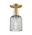 Innovations - 716-1C-CB-G559-5SM - One Light Semi-Flush Mount - Arcadia - Champagne Bronze