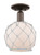 Innovations - 716-1C-OB-G121-8RW - One Light Semi-Flush Mount - Arcadia - Oil Rubbed Bronze