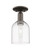 Innovations - 716-1C-OB-G558-6CL - One Light Semi-Flush Mount - Arcadia - Oil Rubbed Bronze