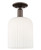 Innovations - 716-1C-OB-G559-8GWH - One Light Semi-Flush Mount - Arcadia - Oil Rubbed Bronze