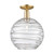 Innovations - 716-1C-PC-G1213-12CL - One Light Semi-Flush Mount - Arcadia - Polished Chrome