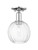 Innovations - 716-1C-PC-G458-7CL - One Light Semi-Flush Mount - Arcadia - Polished Chrome