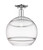 Innovations - 716-1C-PC-G556-12CL - One Light Semi-Flush Mount - Arcadia - Polished Chrome