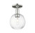 Innovations - 716-1C-PN-G458-7CL - One Light Semi-Flush Mount - Arcadia - Polished Nickel