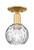 Innovations - 716-1C-SG-G1215-6 - One Light Semi-Flush Mount - Arcadia - Satin Gold