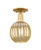 Innovations - 716-1C-SG-G458-7ME - One Light Semi-Flush Mount - Arcadia - Satin Gold