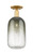 Innovations - 716-1C-SG-G482-7SL - One Light Semi-Flush Mount - Arcadia - Satin Gold