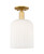 Innovations - 716-1C-SG-G559-8GWH - One Light Semi-Flush Mount - Arcadia - Satin Gold