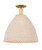 Innovations - 716-1C-SG-NBD-16-NAT - One Light Semi-Flush Mount - Arcadia - Satin Gold