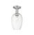 Innovations - 716-1C-SN-G457-6CL - One Light Semi-Flush Mount - Arcadia - Brushed Satin Nickel