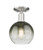 Innovations - 716-1C-SN-G483-8SL - One Light Semi-Flush Mount - Arcadia - Brushed Satin Nickel