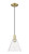 Innovations - 716-1P-AB-GBC-82 - One Light Mini Pendant - Arcadia - Antique Brass