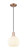 Innovations - 716-1P-AC-G1217-8WV - One Light Mini Pendant - Arcadia - Antique Copper