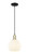 Innovations - 716-1P-BAB-G1217-8WV - One Light Mini Pendant - Arcadia - Black Antique Brass