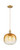 Innovations - 716-1P-BB-G481-10AM - One Light Mini Pendant - Arcadia - Brushed Brass