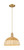 Innovations - 716-1P-BB-NBD2-12-NAT - One Light Mini Pendant - Arcadia - Brushed Brass