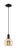 Innovations - 716-1P-BK-G128-6 - One Light Mini Pendant - Arcadia - Matte Black