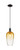 Innovations - 716-1P-BK-G484-7AM - One Light Mini Pendant - Arcadia - Matte Black