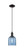 Innovations - 716-1P-BK-G558-6BL - One Light Mini Pendant - Arcadia - Matte Black