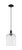 Innovations - 716-1P-BK-G559-8CL - One Light Mini Pendant - Arcadia - Matte Black