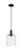 Innovations - 716-1P-BK-G559-8SDY - One Light Mini Pendant - Arcadia - Matte Black