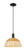 Innovations - 716-1P-BK-NBD2-12-NAT - One Light Mini Pendant - Arcadia - Matte Black