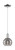 Innovations - 716-1P-PC-G556-6SM - One Light Mini Pendant - Arcadia - Polished Chrome
