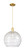 Innovations - 716-1P-SG-G1213-14CL - One Light Mini Pendant - Arcadia - Satin Gold