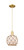 Innovations - 716-1P-SG-G121-8RB - One Light Mini Pendant - Arcadia - Satin Gold