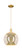 Innovations - 716-1P-SG-G128-12 - One Light Mini Pendant - Arcadia - Satin Gold