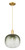 Innovations - 716-1P-SG-G481-10SL - One Light Mini Pendant - Arcadia - Satin Gold